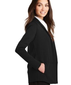 Port Authority Ladies Interlock Cardigan - Image 3