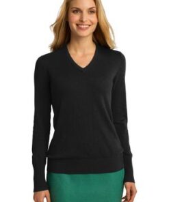Port Authority Ladies V-Neck Sweater - Image 9