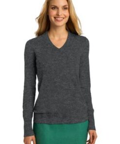Port Authority Ladies V-Neck Sweater - Image 7