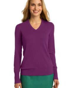 Port Authority Ladies V-Neck Sweater - Image 10