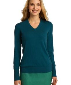 Port Authority Ladies V-Neck Sweater - Image 8