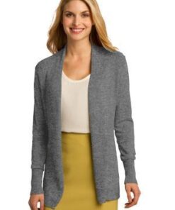 Port Authority Ladies Open Front Cardigan Sweater - Image 1