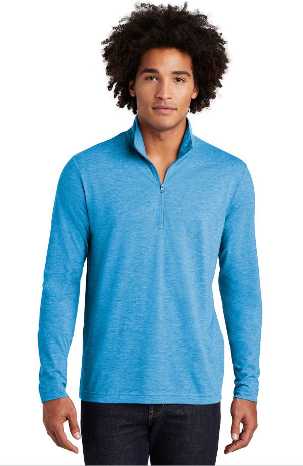 Sport-Tek PosiCharge Tri-Blend Wicking 1/4-Zip Pullover - Image 5