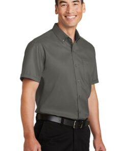 Port Authority Short Sleeve SuperPro Twill Shirt - Image 2