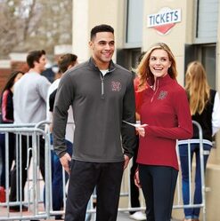 Sport-Tek Sport-Wick Textured 1/4-Zip Pullover - Image 4