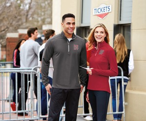 Sport-Tek Sport-Wick Textured 1/4-Zip Pullover