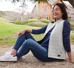 TravisMathew Ladies Cold Bay Vest - Image 4