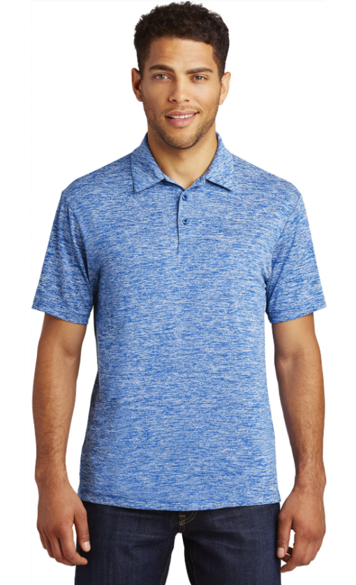 Sport-Tek PosiCharge Electric Heather Polo