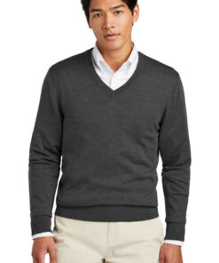 Brooks Brothers Washable Merino V-Neck Sweater - Image 7