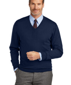 Brooks Brothers Washable Merino V-Neck Sweater - Image 2