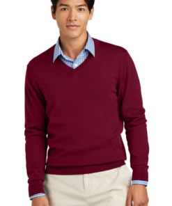 Brooks Brothers Washable Merino V-Neck Sweater - Image 6