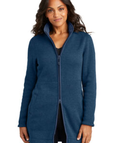 Port Authority Ladies Arc Sweater Fleece Long Jacket - Image 5