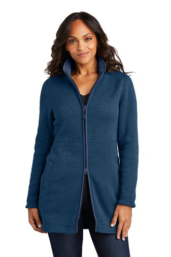 Port Authority Ladies Arc Sweater Fleece Long Jacket