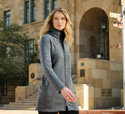 Port Authority Ladies Arc Sweater Fleece Long Jacket - Image 4