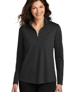 Port Authority Ladies Dry Zone UV Micro-Mesh 1/4-Zip - Image 4