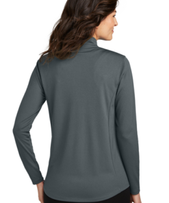 Port Authority Ladies Dry Zone UV Micro-Mesh 1/4-Zip - Image 2