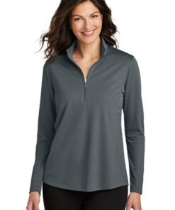 Port Authority Ladies Dry Zone UV Micro-Mesh 1/4-Zip - Image 1