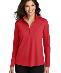 Port Authority Ladies Dry Zone UV Micro-Mesh 1/4-Zip - Image 5