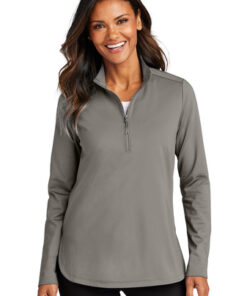 Port Authority Ladies C-FREE Double Knit 1/4-Zip - Image 6