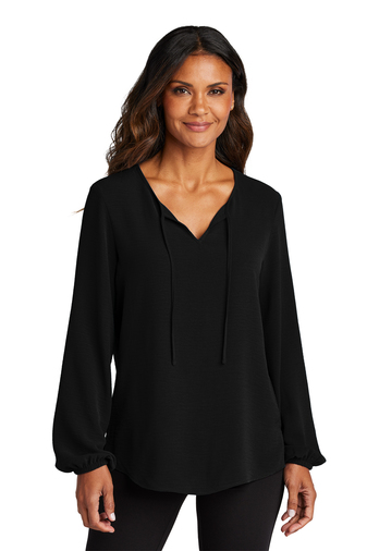 Port Authority Ladies Textured Crepe Blouse