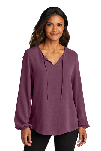 Port Authority Ladies Textured Crepe Blouse