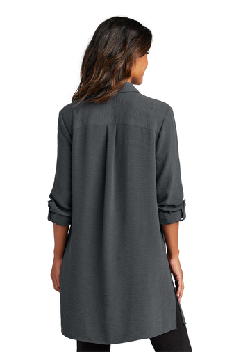 Port Authority Ladies Textured Crepe Long Tunic