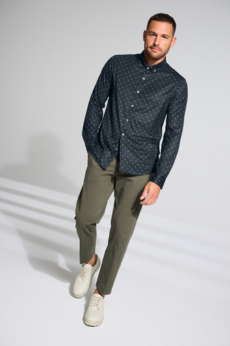 Mercer+Mettle® Stretch Jersey Long Sleeve Shirt